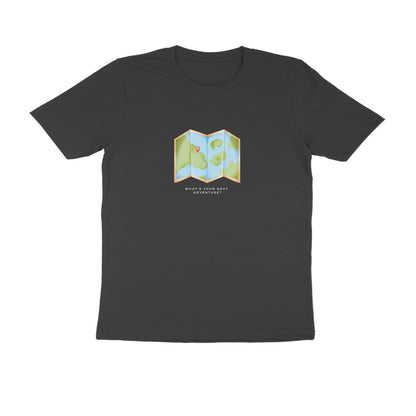 Where next? - Unisex Black Printed T-shirt
