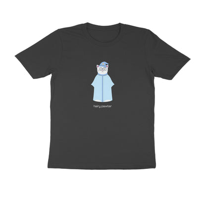 Hairy Pawter - Unisex Black Printed T-shirt
