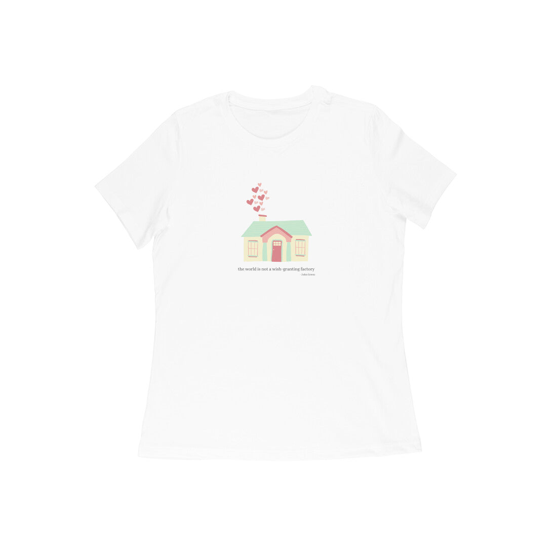 Wish Granting Factory - Women's White Printed T-shirt