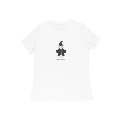 Hairy Pawter - Women's White Printed T-shirt