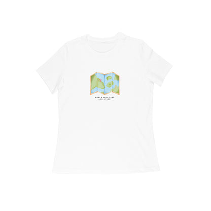 Where Next? - Women's White Printed T-shirt