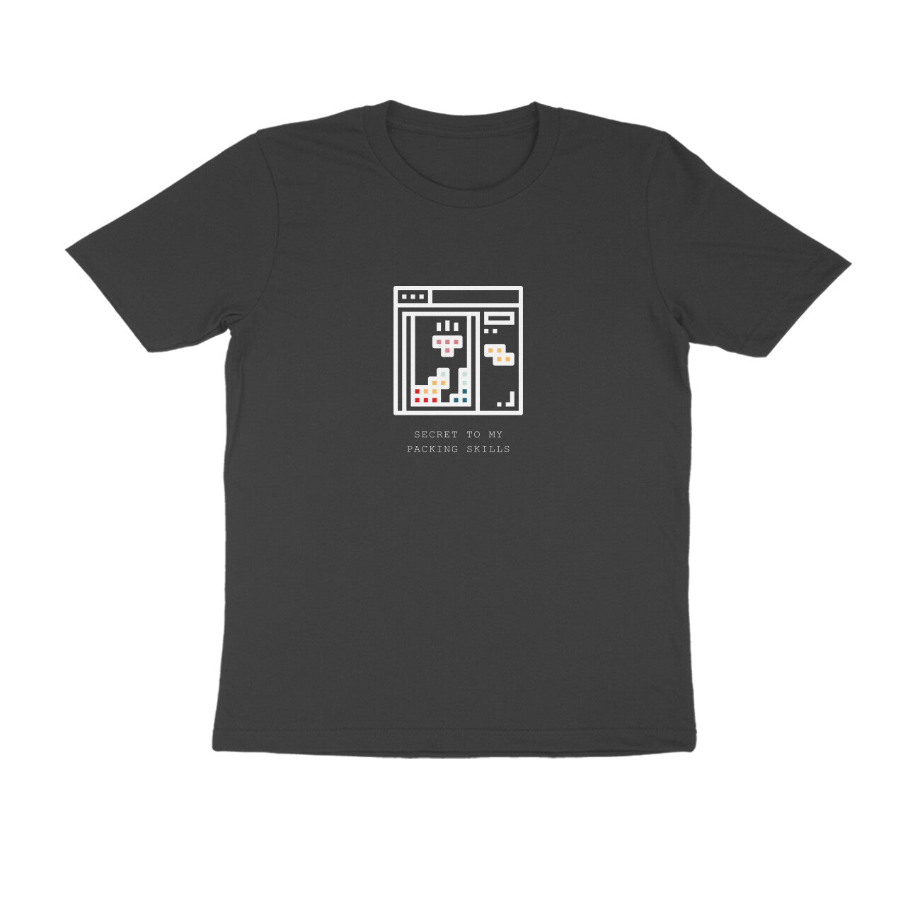 Tetris - Unisex Multicolor Printed T-shirt