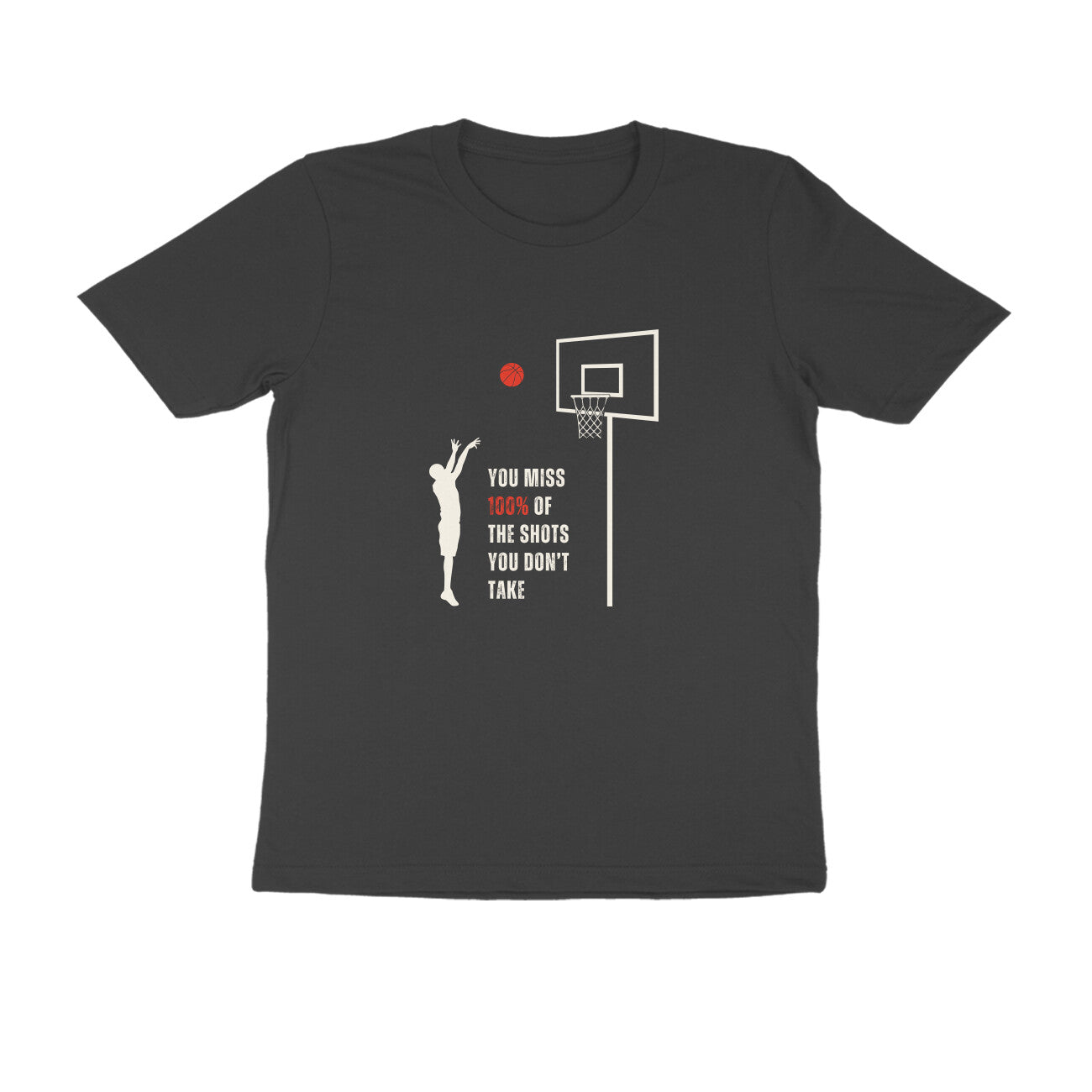 Shots you don't take - Unisex Multicolor Printed T-shirt