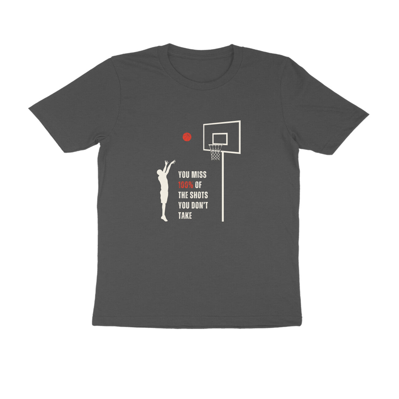 Shots you don't take - Unisex Multicolor Printed T-shirt
