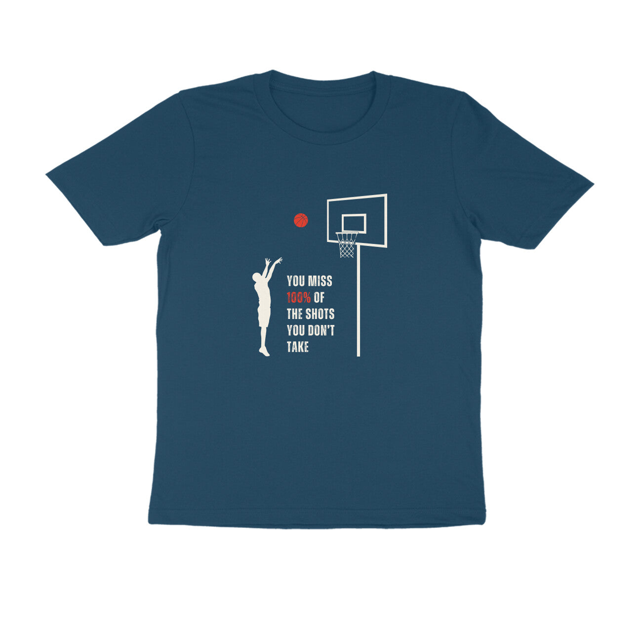 Shots you don't take - Unisex Multicolor Printed T-shirt