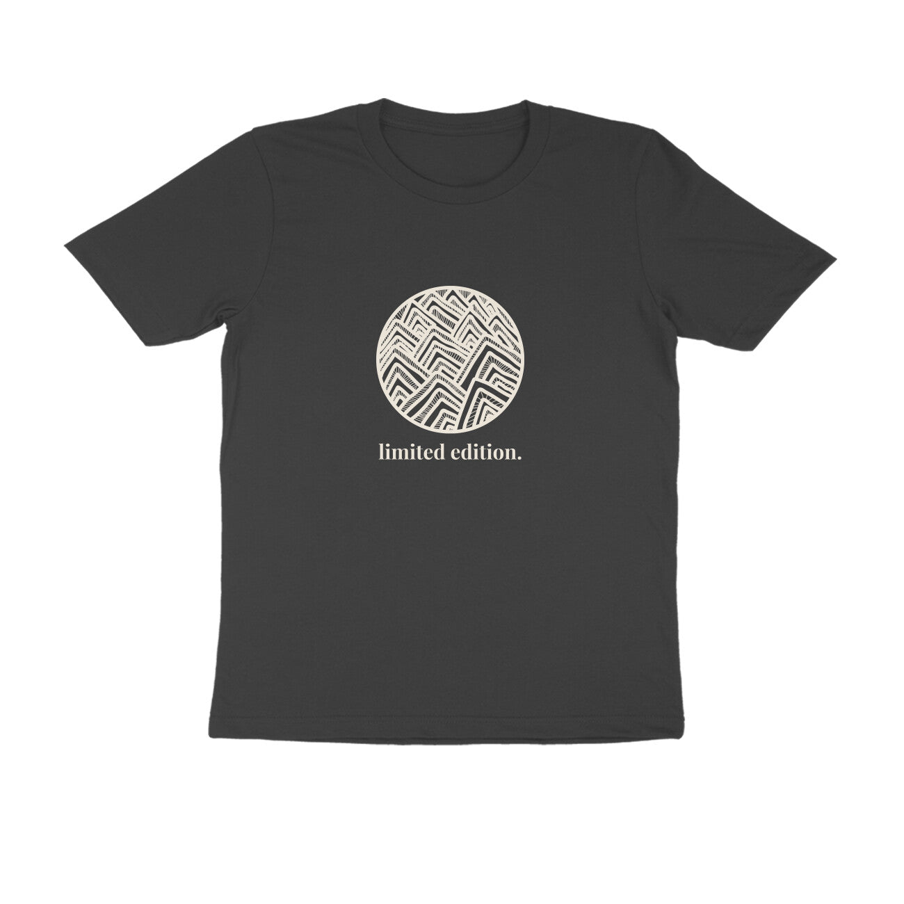 Limited edition - Unisex Black Printed T-shirt