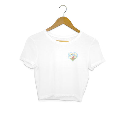 Sagittarius - Women's White Crop Top