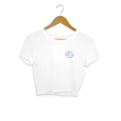 Capricorn - Women's White Crop Top